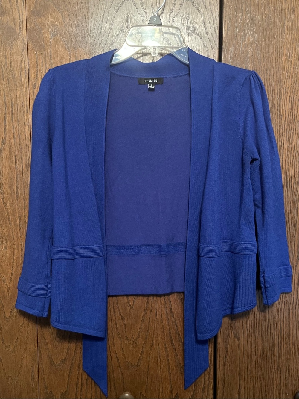 Open front sweater